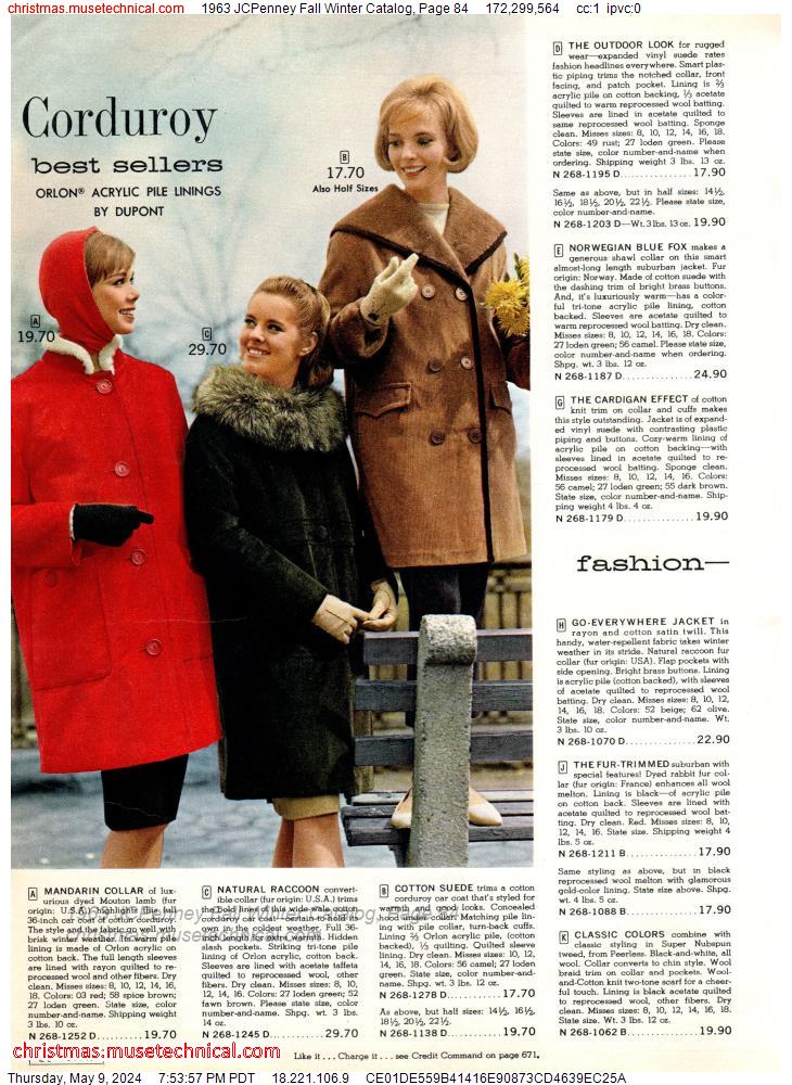 1963 JCPenney Fall Winter Catalog, Page 84