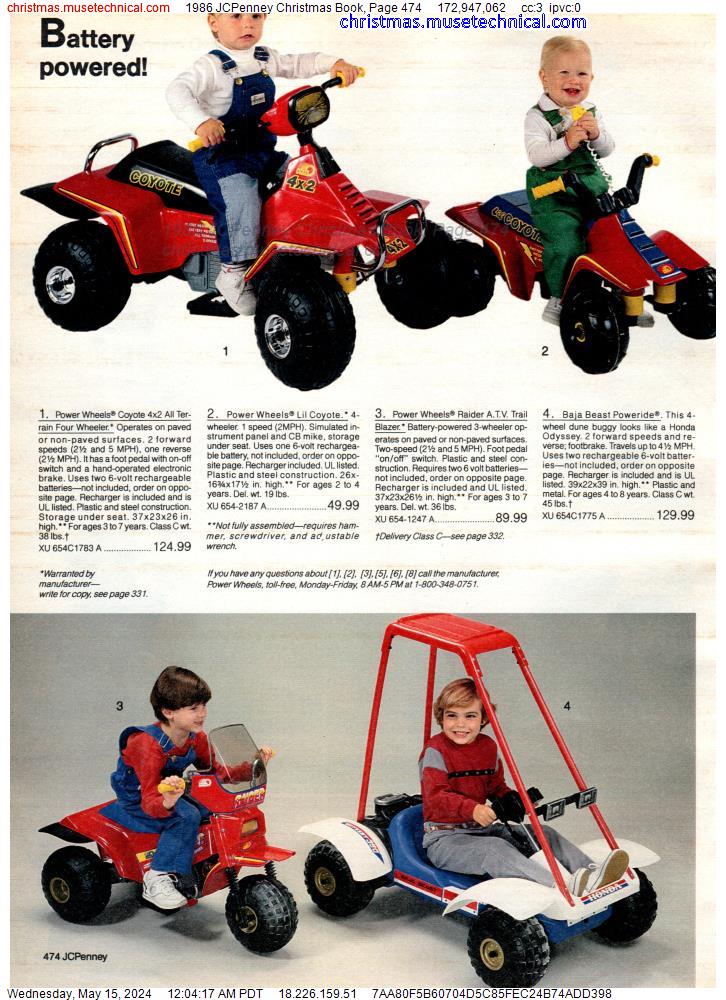 1986 JCPenney Christmas Book, Page 474