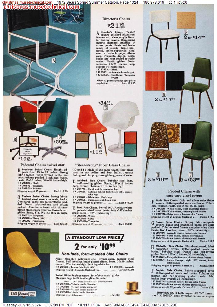 1972 Sears Spring Summer Catalog, Page 1324