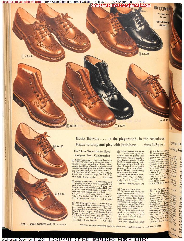 1947 Sears Spring Summer Catalog, Page 334