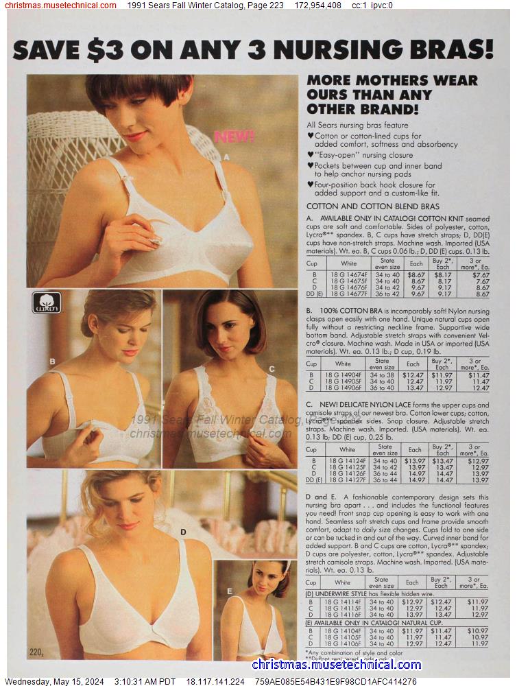 1991 Sears Fall Winter Catalog, Page 223