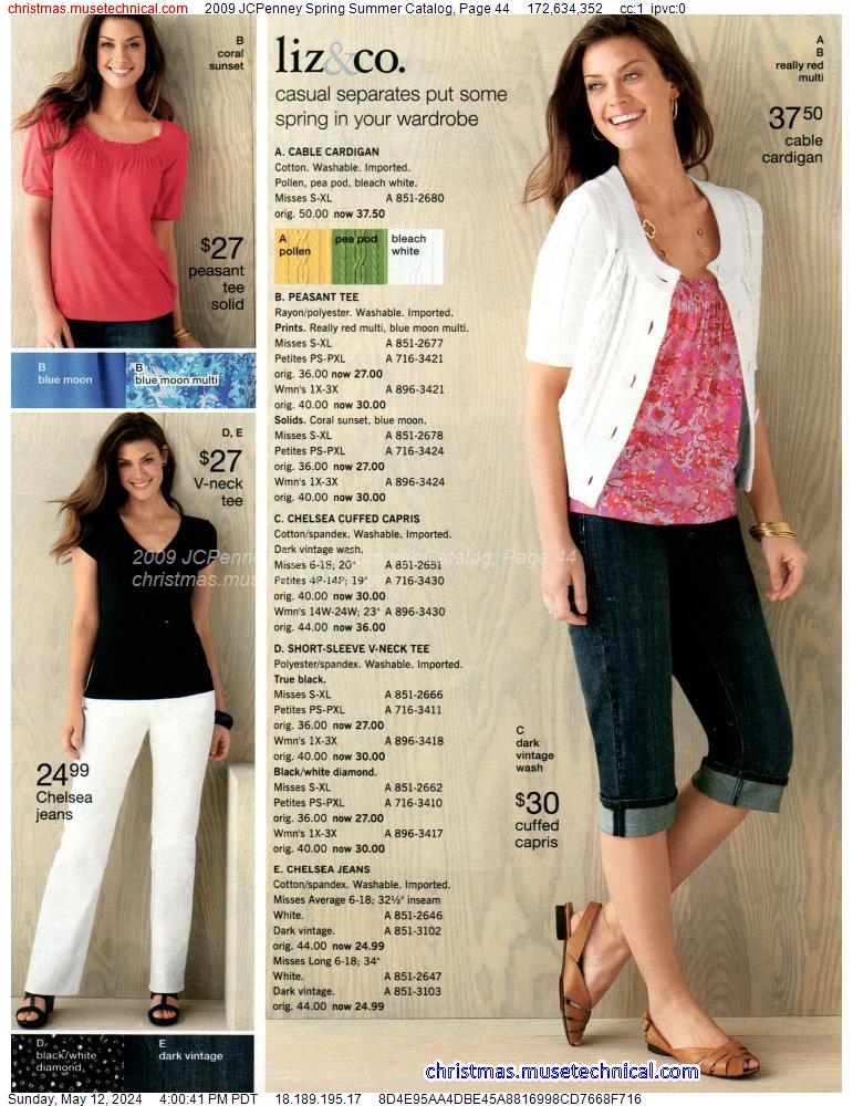 2009 JCPenney Spring Summer Catalog, Page 44