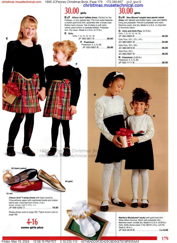 1995 JCPenney Christmas Book, Page 179