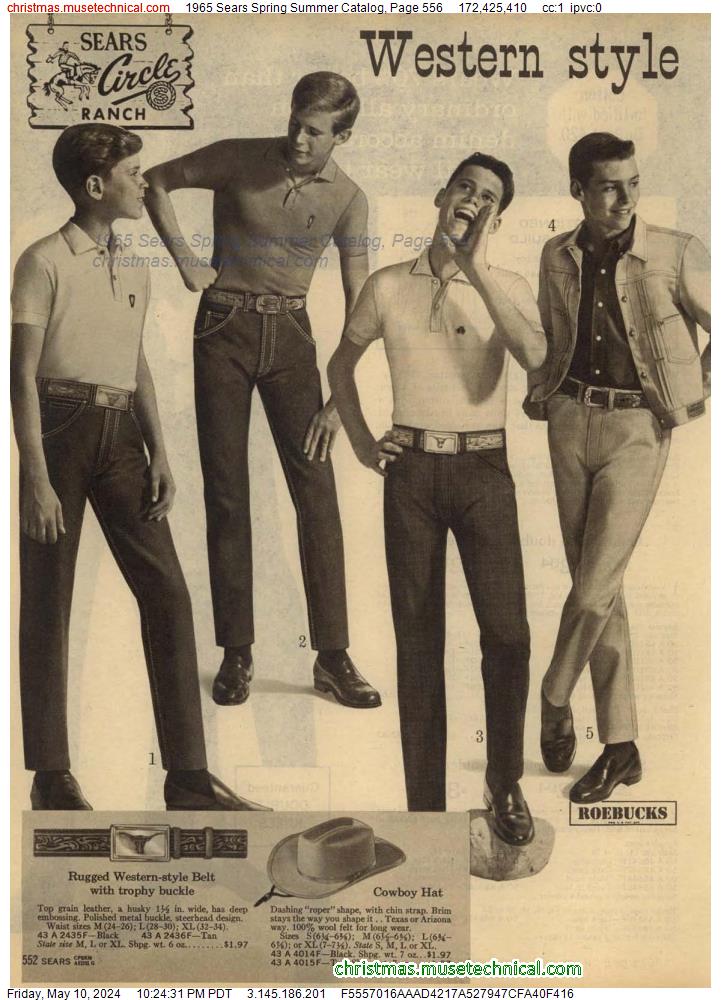1965 Sears Spring Summer Catalog, Page 556