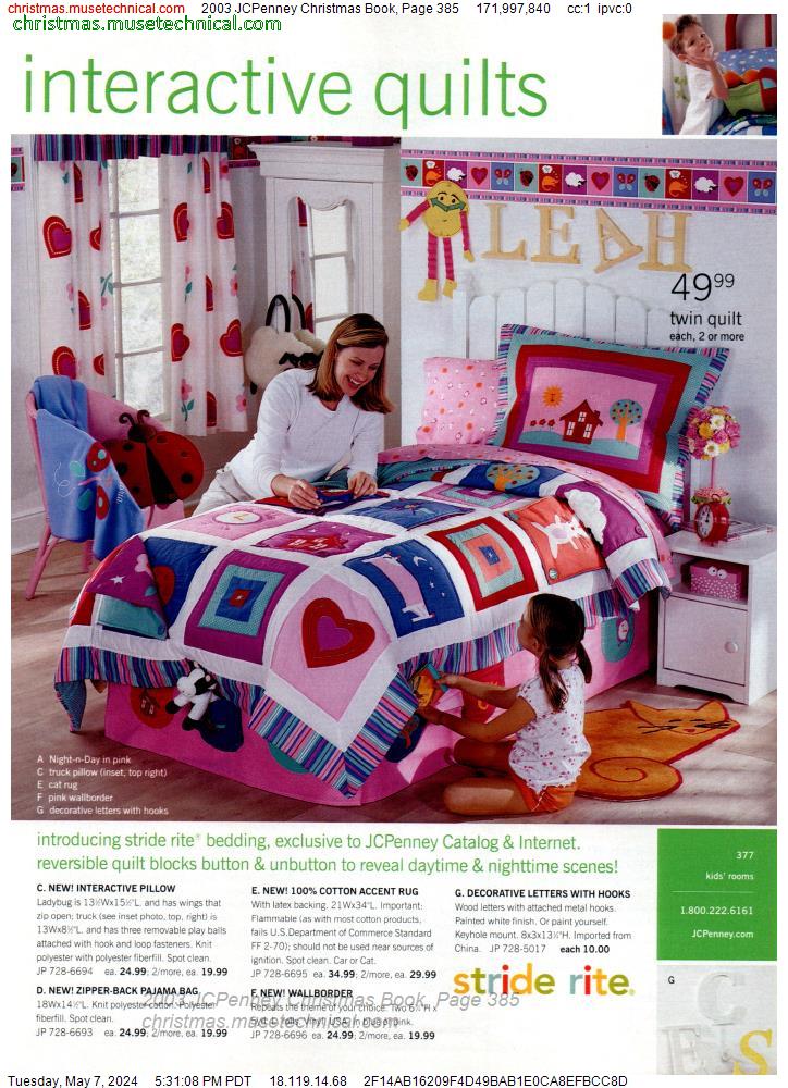 2003 JCPenney Christmas Book, Page 385