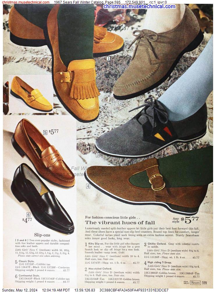 1967 Sears Fall Winter Catalog, Page 595