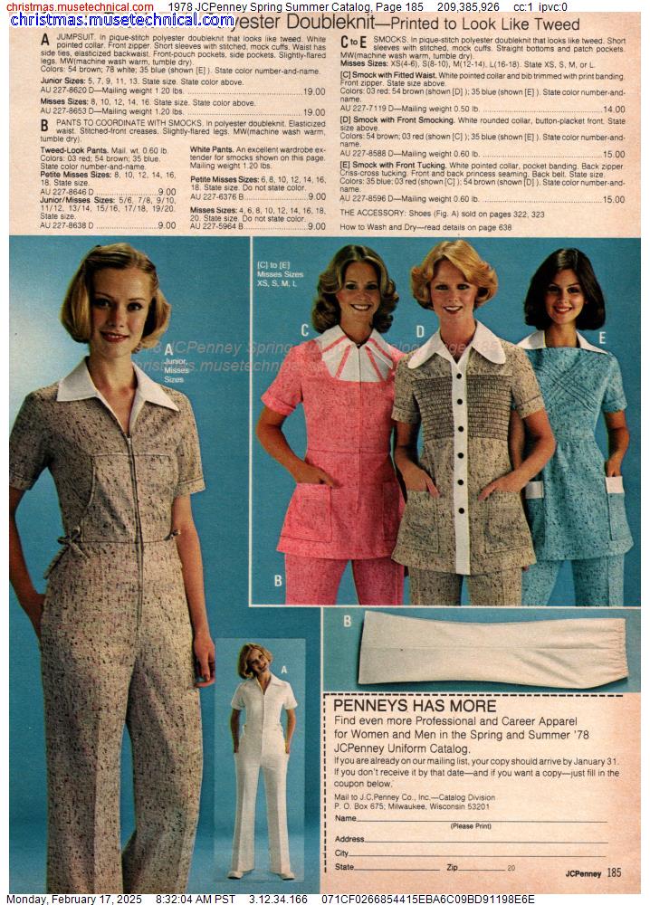 1978 JCPenney Spring Summer Catalog, Page 185