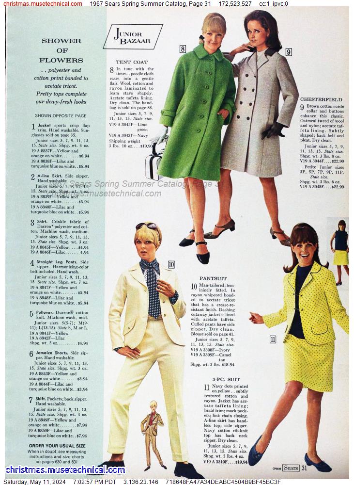 1967 Sears Spring Summer Catalog, Page 31