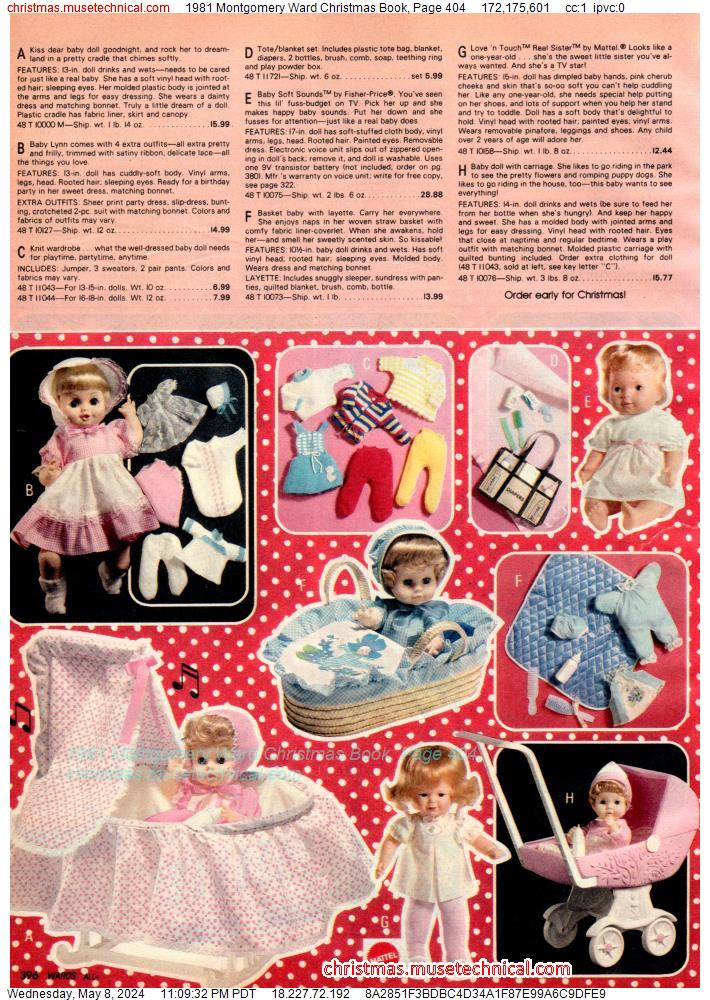 1981 Montgomery Ward Christmas Book, Page 404