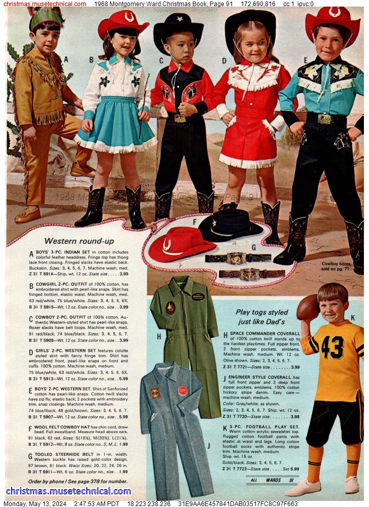 1968 Montgomery Ward Christmas Book, Page 91