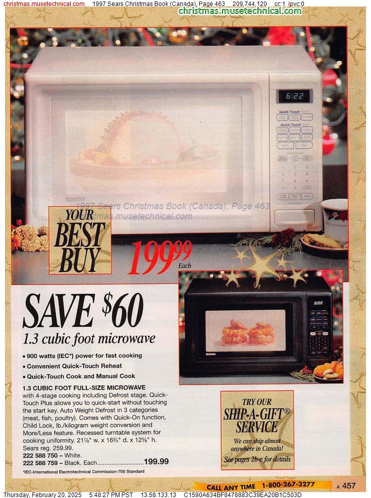 1997 Sears Christmas Book (Canada), Page 463