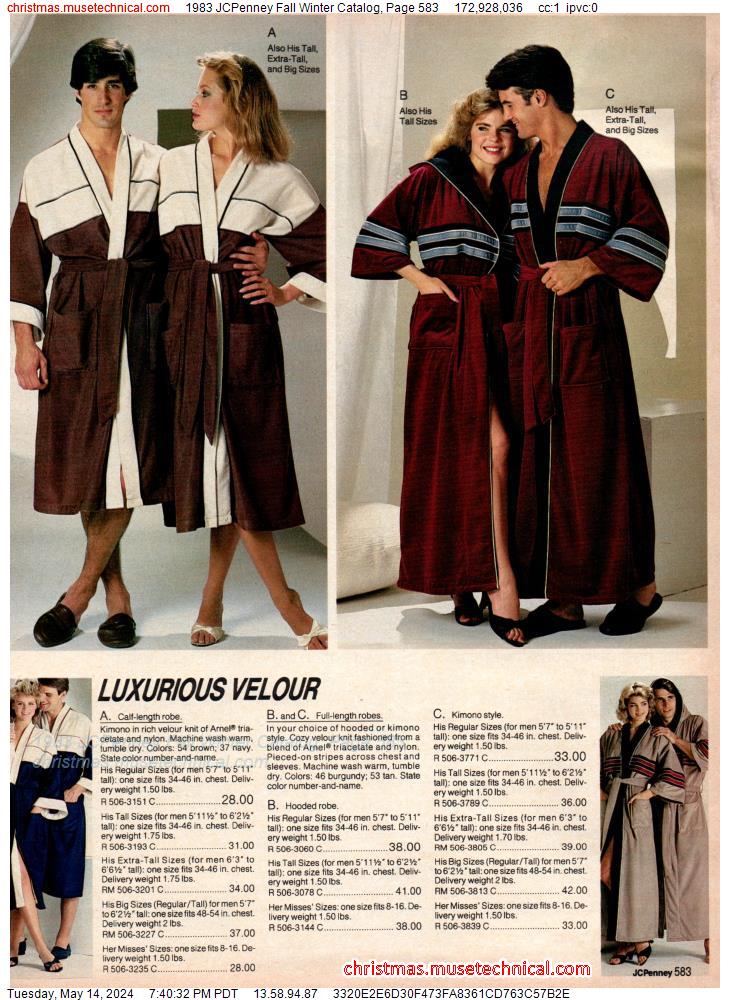 1983 JCPenney Fall Winter Catalog, Page 583