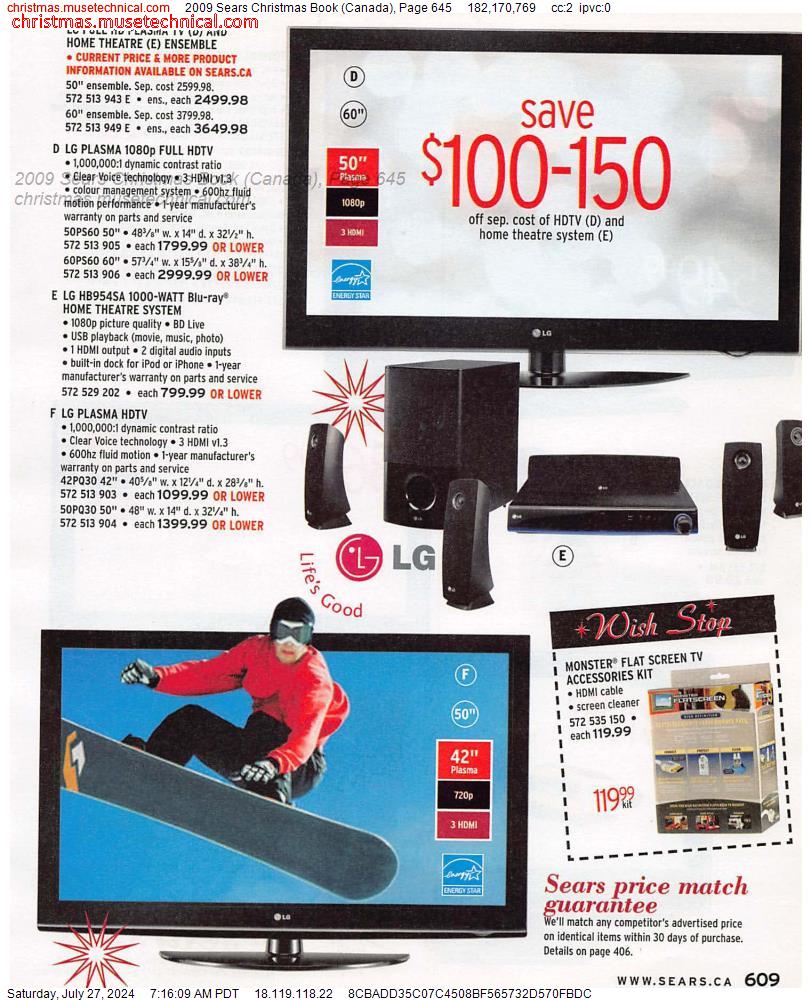 2009 Sears Christmas Book (Canada), Page 645