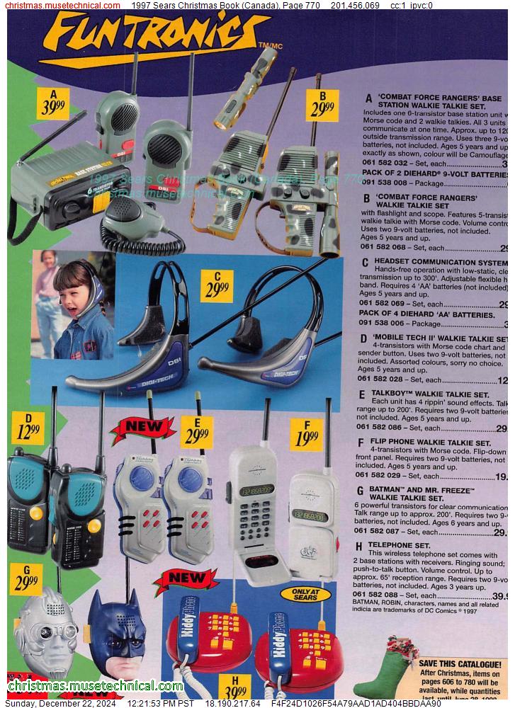 1997 Sears Christmas Book (Canada), Page 770