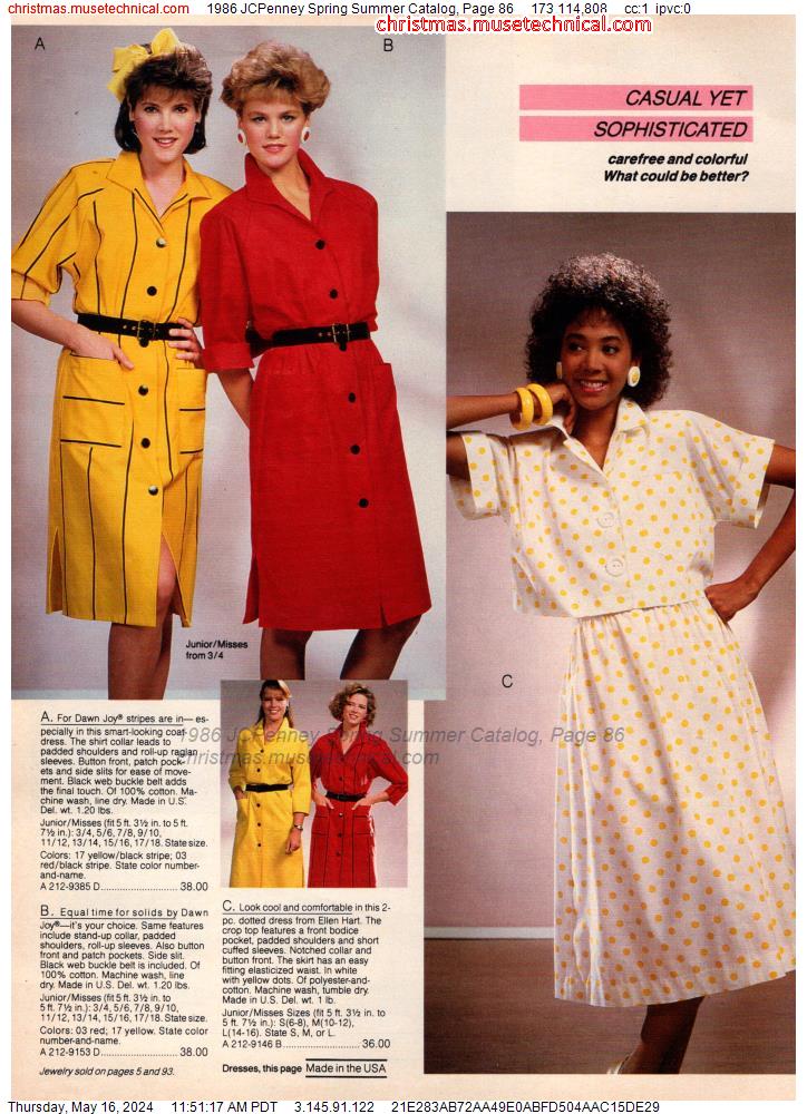 1986 JCPenney Spring Summer Catalog, Page 86
