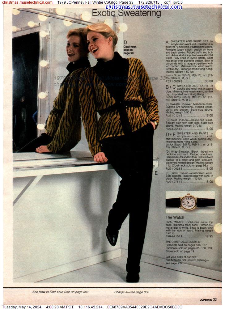 1979 JCPenney Fall Winter Catalog, Page 33