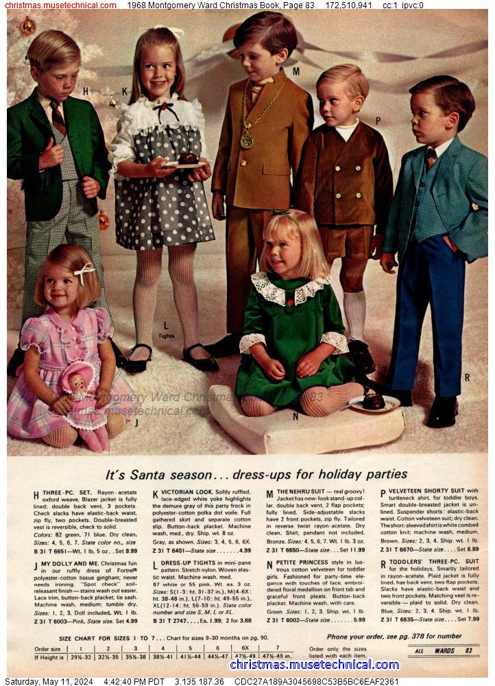 1968 Montgomery Ward Christmas Book, Page 83