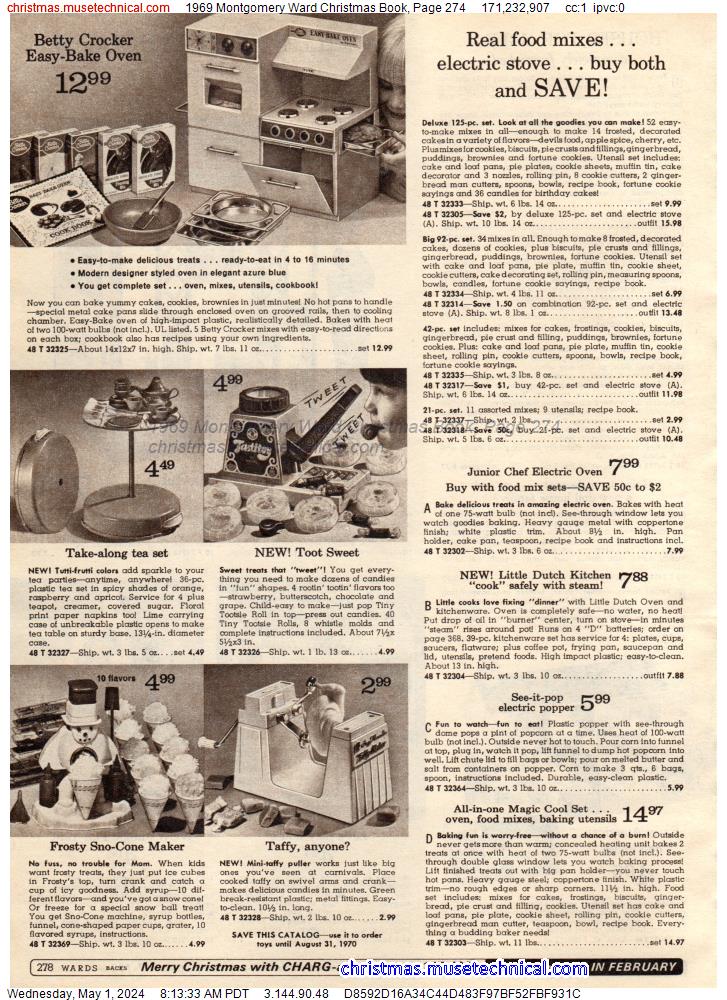 1969 Montgomery Ward Christmas Book, Page 274