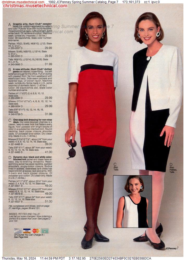 1992 JCPenney Spring Summer Catalog, Page 7