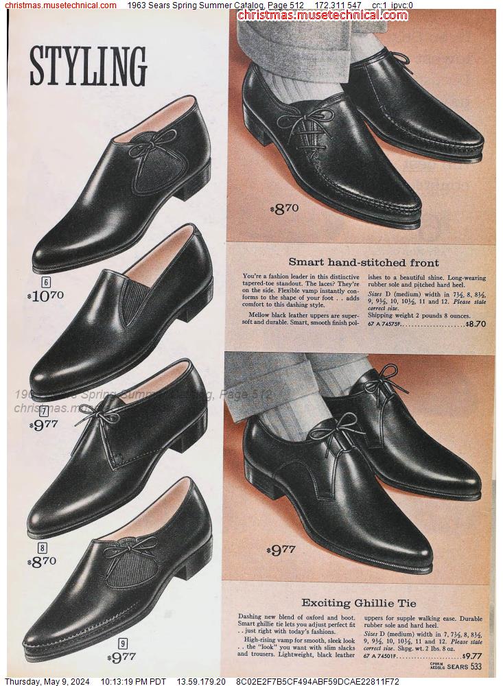 1963 Sears Spring Summer Catalog, Page 512