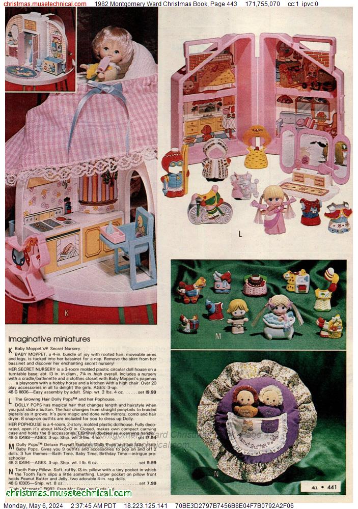 1982 Montgomery Ward Christmas Book, Page 443