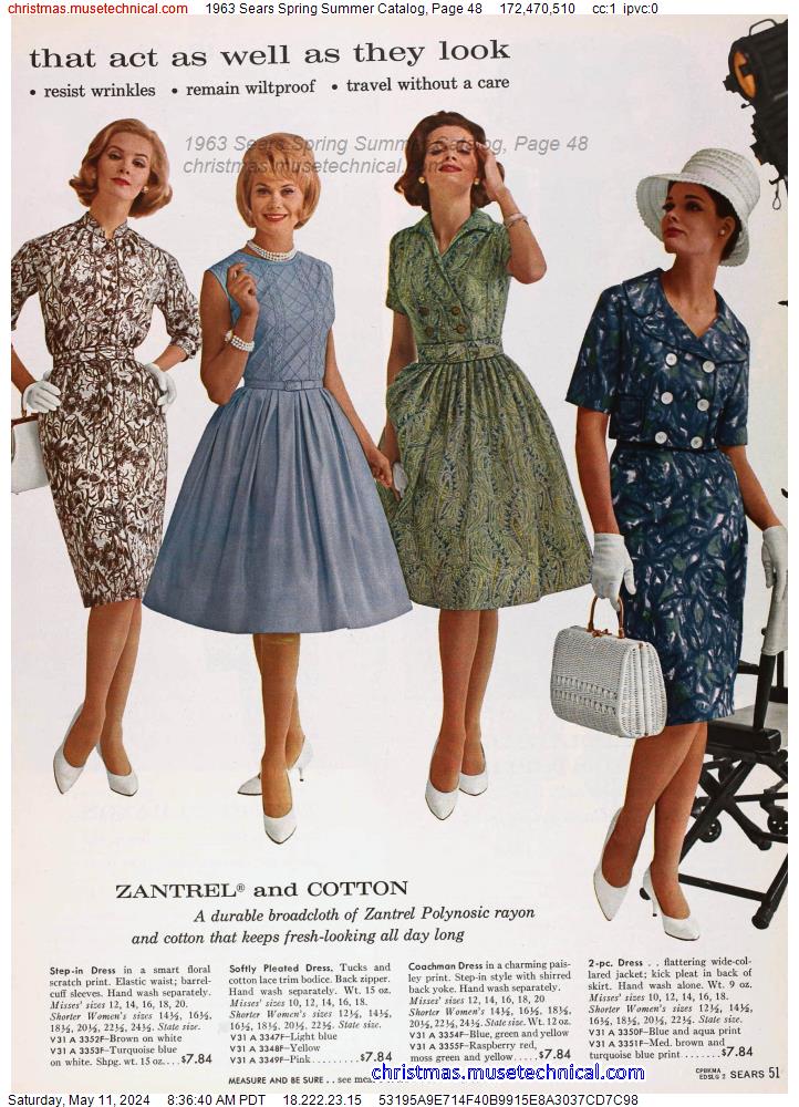 1963 Sears Spring Summer Catalog, Page 48