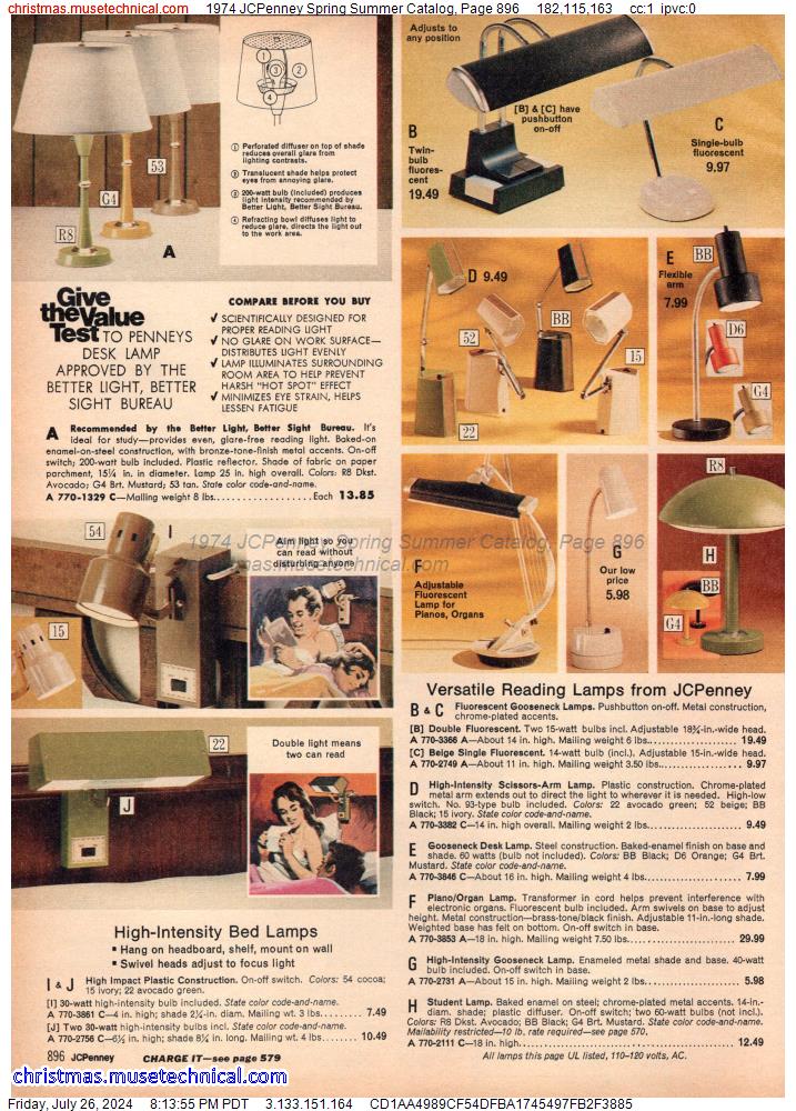 1974 JCPenney Spring Summer Catalog, Page 896