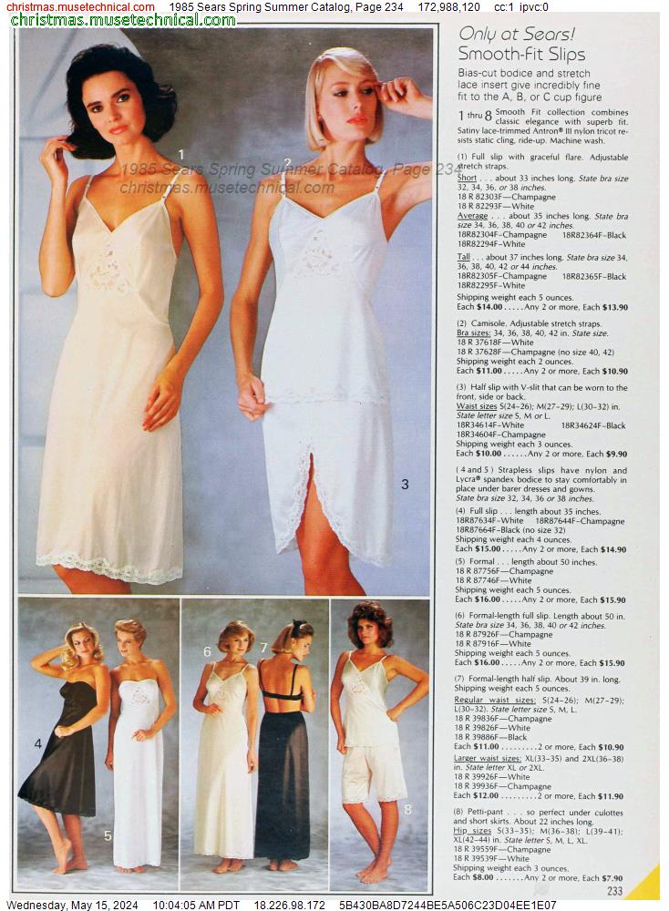 1985 Sears Spring Summer Catalog, Page 234