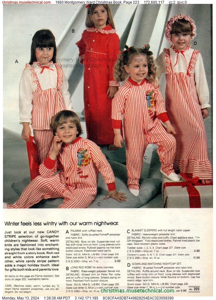 1980 Montgomery Ward Christmas Book, Page 223