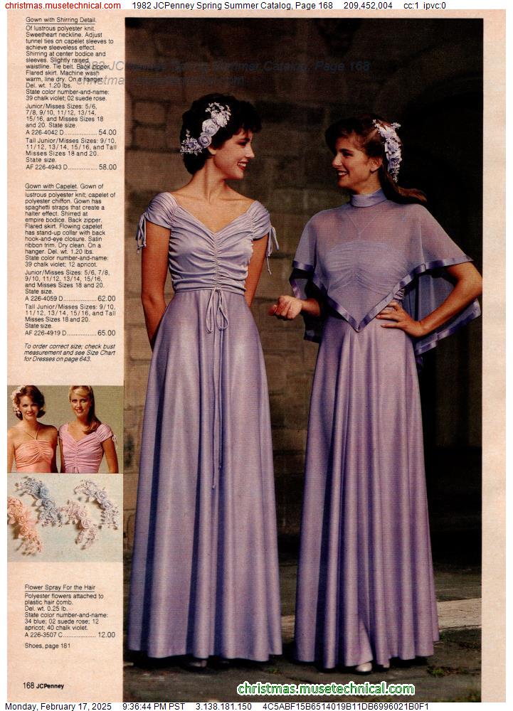 1982 JCPenney Spring Summer Catalog, Page 168