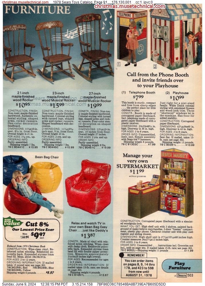1978 Sears Toys Catalog, Page 91