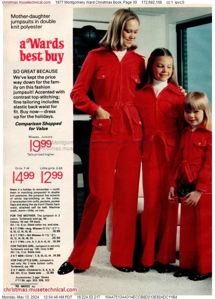 1977 Montgomery Ward Christmas Book, Page 30