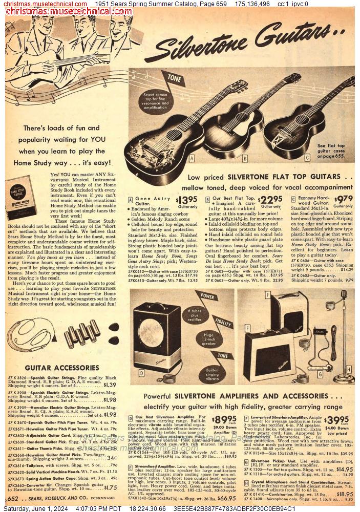 1951 Sears Spring Summer Catalog, Page 659