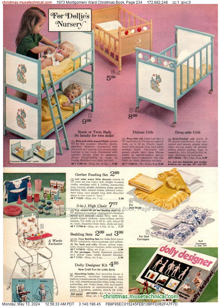 1973 Montgomery Ward Christmas Book, Page 234