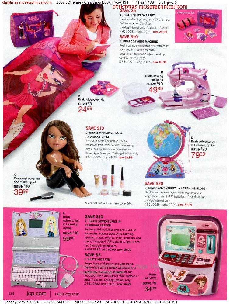 2007 JCPenney Christmas Book, Page 134