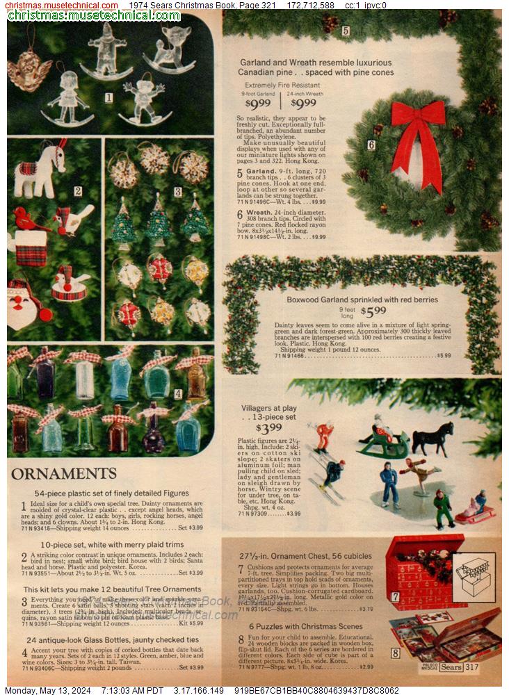 1974 Sears Christmas Book, Page 321