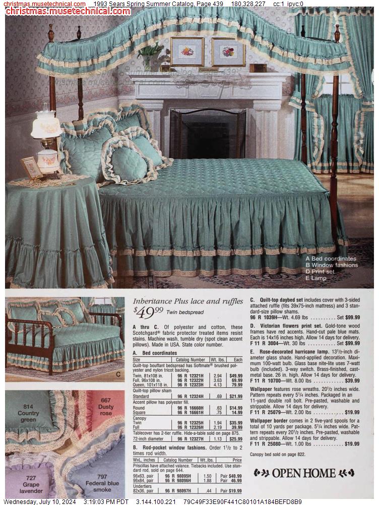 1993 Sears Spring Summer Catalog, Page 439