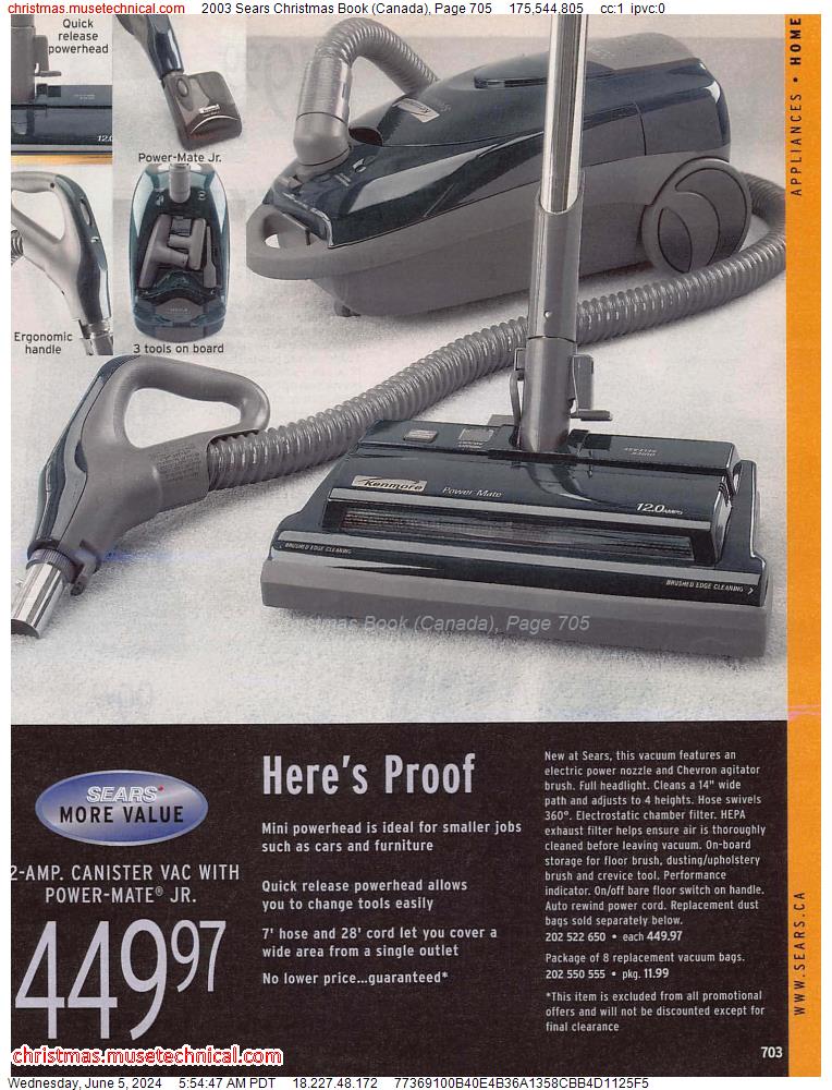 2003 Sears Christmas Book (Canada), Page 705