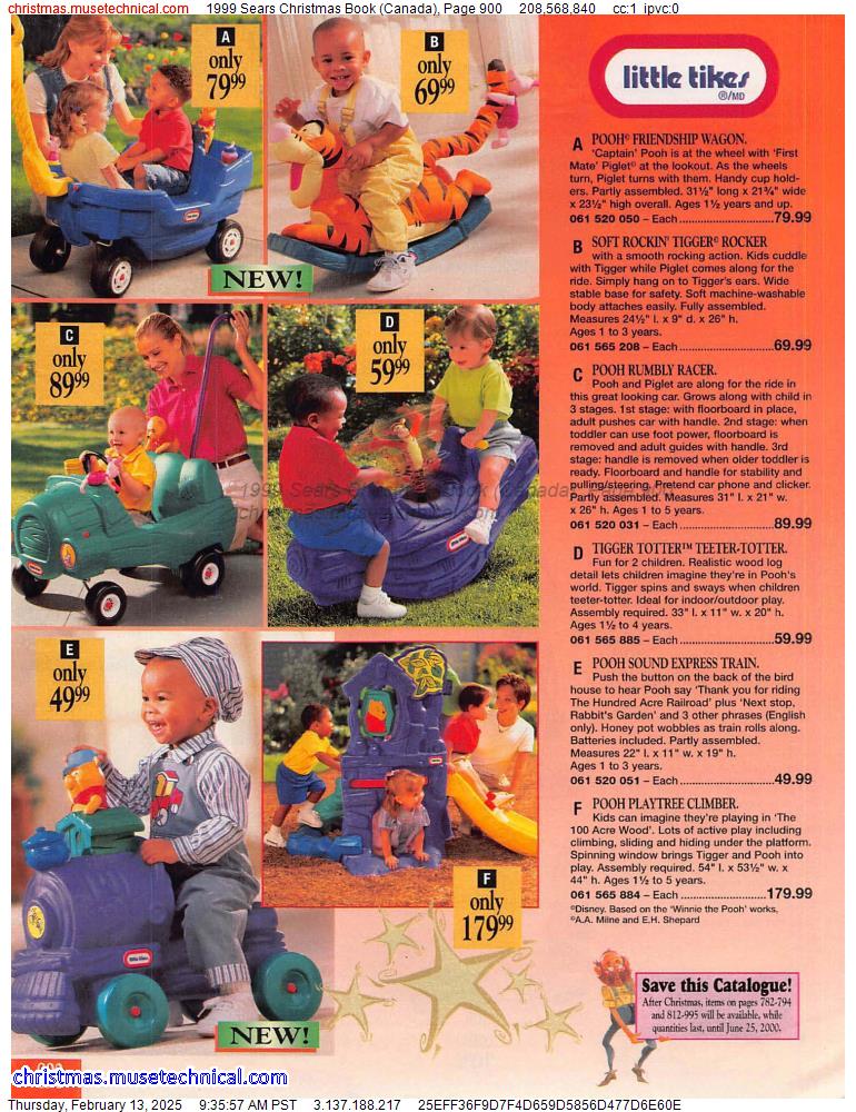 1999 Sears Christmas Book (Canada), Page 900