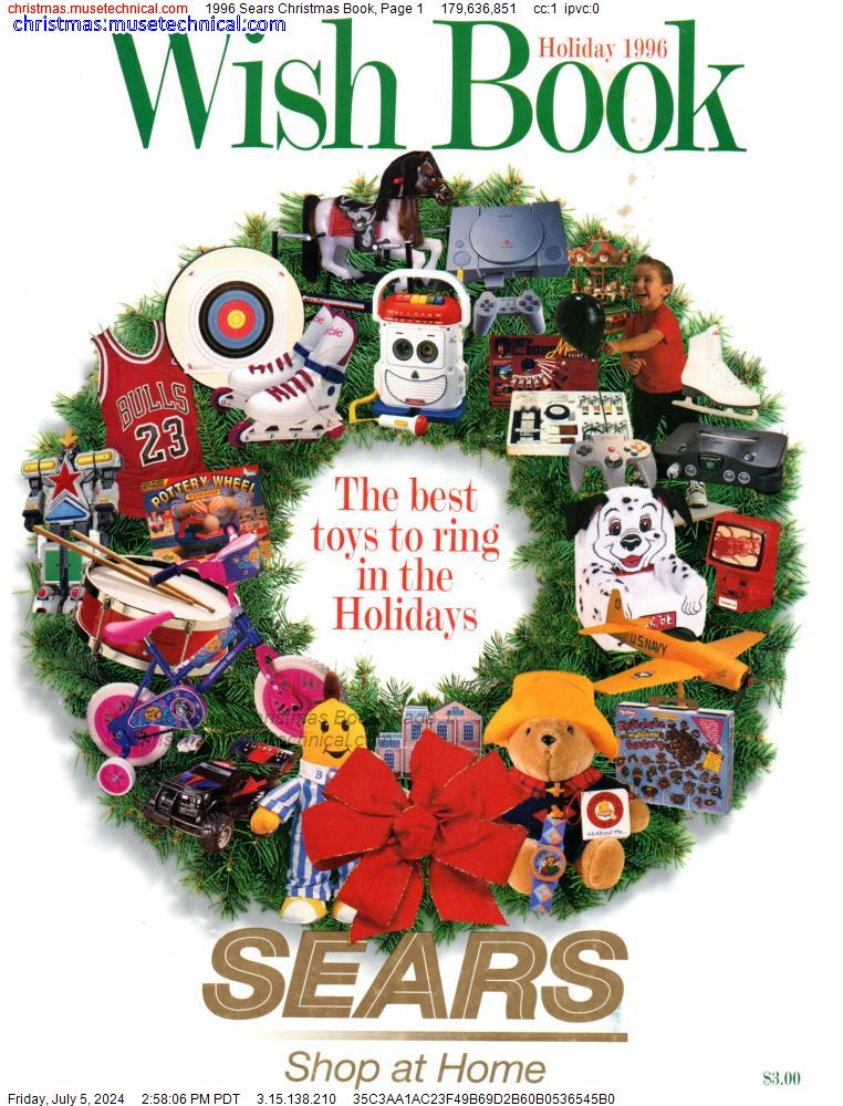 1996 Sears Christmas Book, Page 1