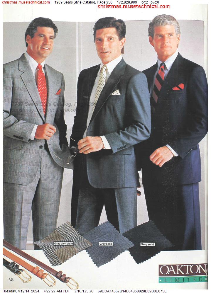 1989 Sears Style Catalog, Page 356