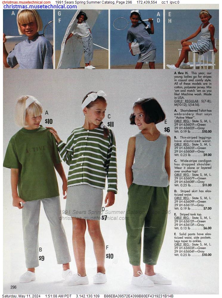 1991 Sears Spring Summer Catalog, Page 296