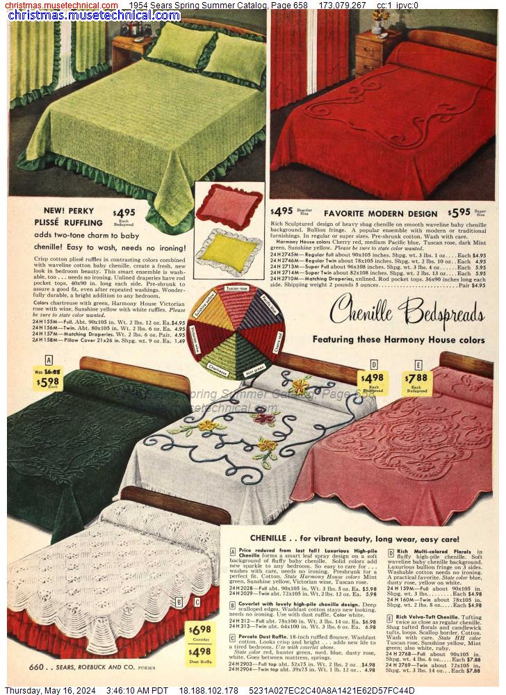 1954 Sears Spring Summer Catalog, Page 658
