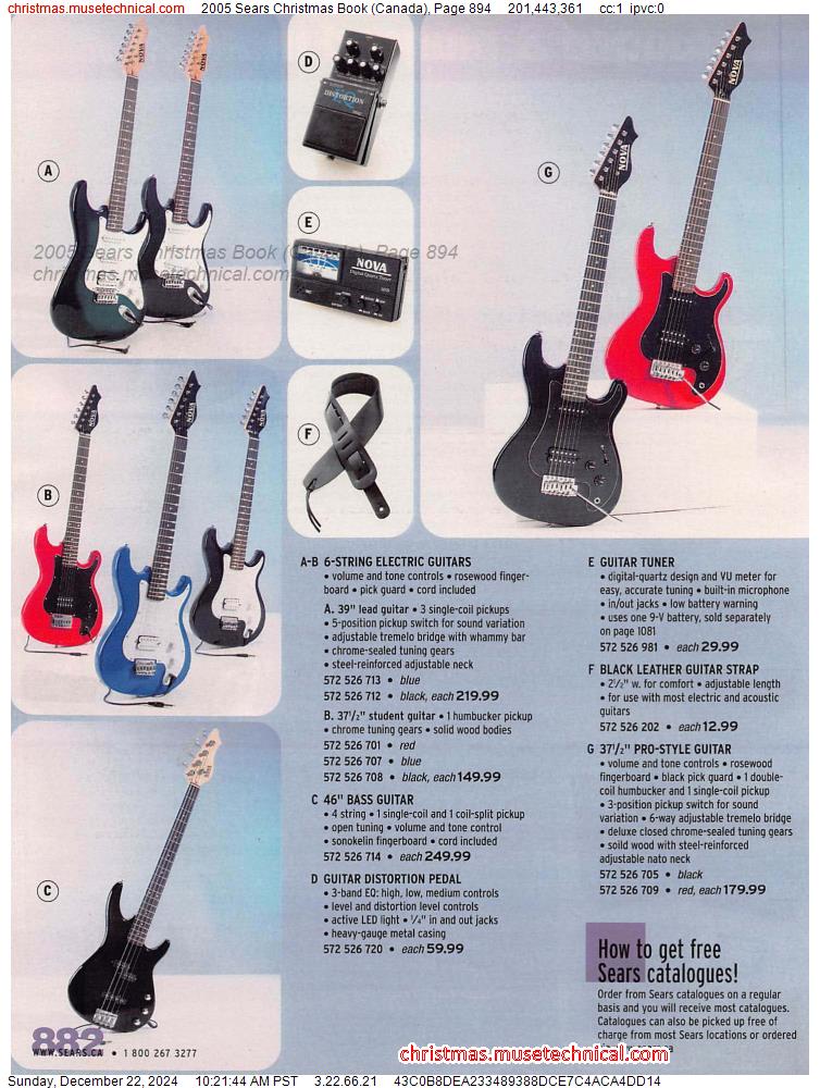 2005 Sears Christmas Book (Canada), Page 894