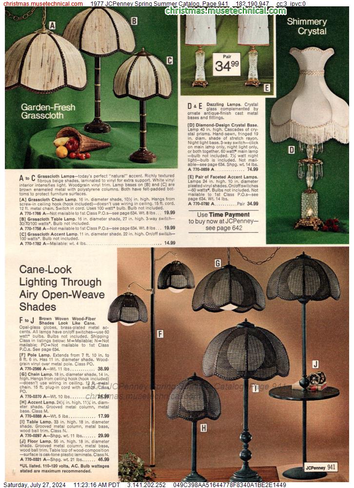 1977 JCPenney Spring Summer Catalog, Page 941