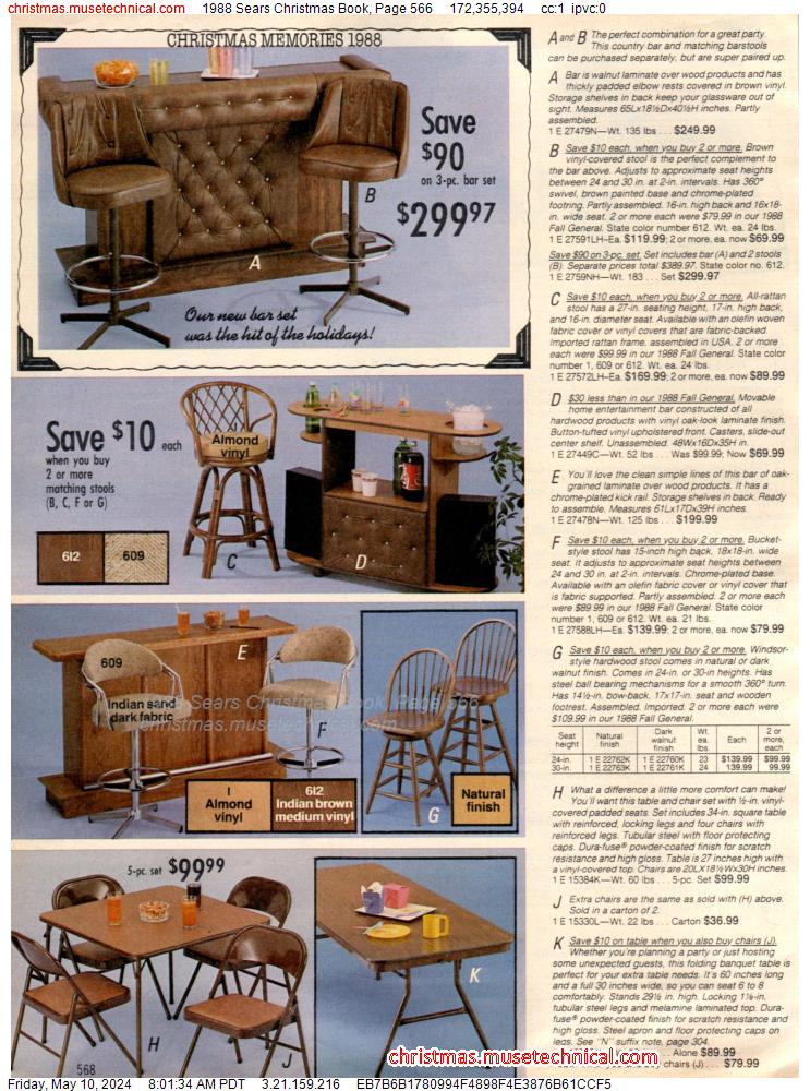 1988 Sears Christmas Book, Page 566