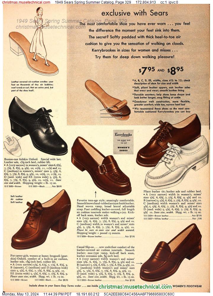 1949 Sears Spring Summer Catalog, Page 329