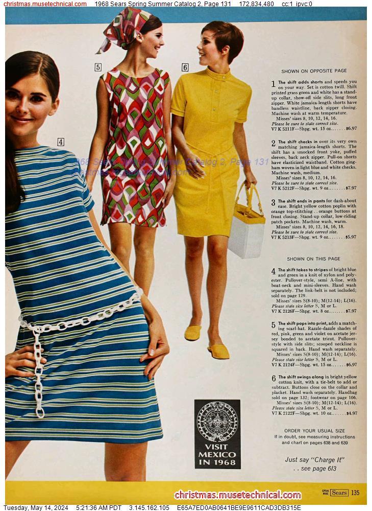 1968 Sears Spring Summer Catalog 2, Page 131