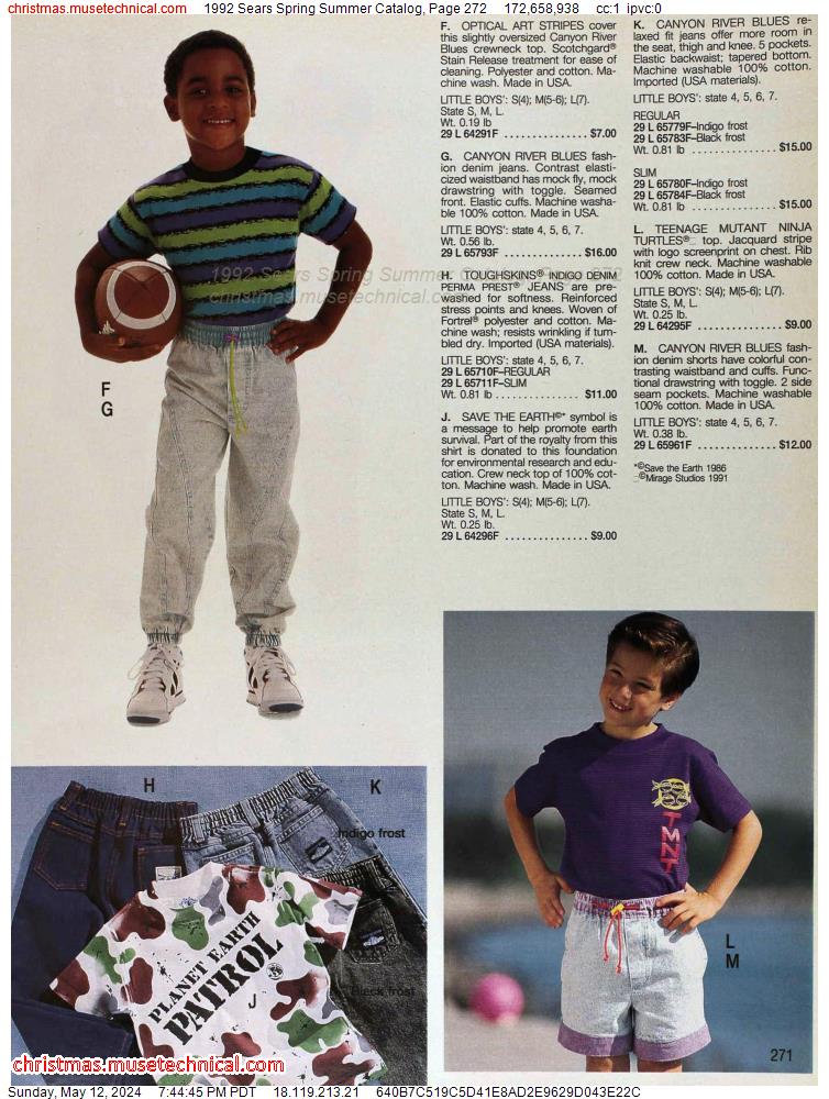1992 Sears Spring Summer Catalog, Page 272