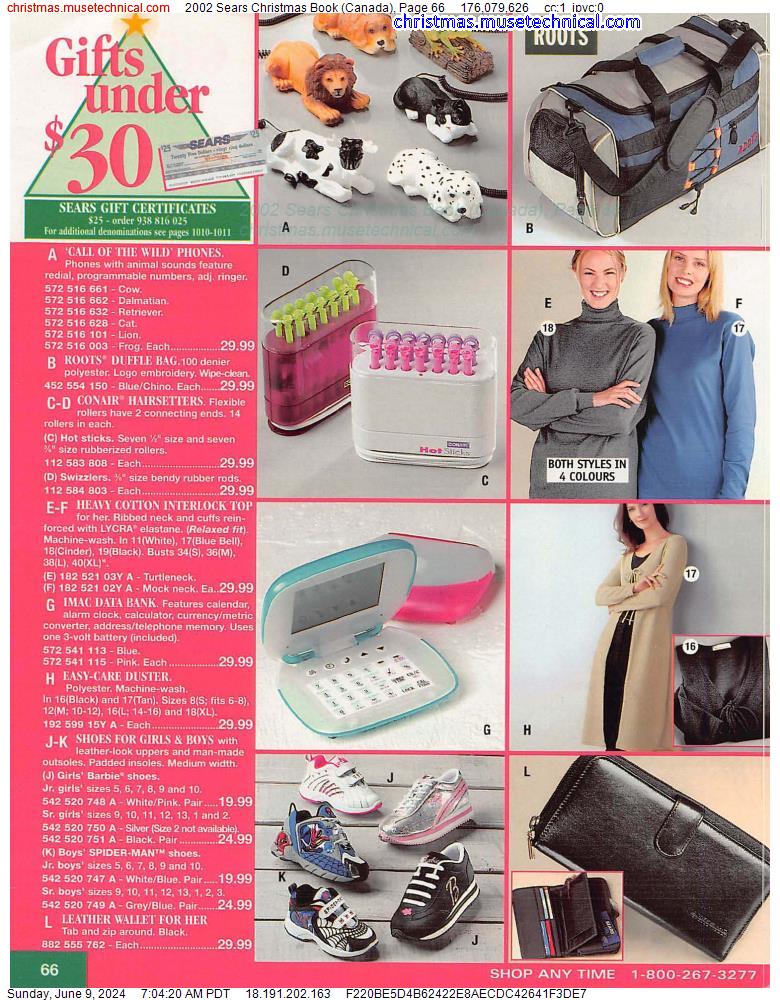 2002 Sears Christmas Book (Canada), Page 66